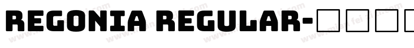 Regonia Regular字体转换